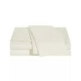 thumbnail image 2 of Wellbeing Oxywash Solid 300 Thread Count 4pc Sheet Sets, Ivory, Queen, 2 of 3