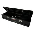 thumbnail image 2 of Dee Zee Tool Box DZ8556B Red Label; Chest; Single Lid; Diamond Tread; Black Gloss Powder Coated Aluminum; 8.9 Cubic Foot Capacity; Slanted Base, 2 of 10