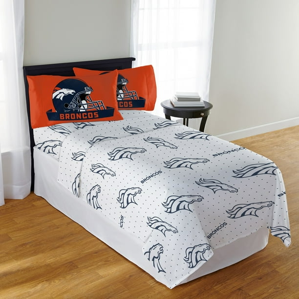 Nfl Denver Broncos Monument Queen Sheet Set 1 Each Com - Denver Broncos Bedding Queen Nfl Denver Broncos Monument Queen Sheet Set 1 Each Com - Denver Broncos Bedding Queen