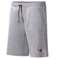 thumbnail image 2 of Men's MSX by Michael Strahan Heather Gray Baltimore Ravens Trainer Shorts, 2 of 3