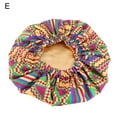 thumbnail image 2 of Cap Large Sleep Hat Women African Floral Print  Cap Double Layer Wide Band Sleep Makeup Bonnet, 2 of 6