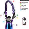 thumbnail image 2 of Paracord Handle for  Cola-Shaped Water Bottle Carrier, Functional Water Bottle Strap Compatible with MIRA, Fit SWELL Narrow Mouth Bottles 12oz, 17oz and 25 oz, 2 of 6