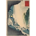 thumbnail image 3 of Kobayashi Kiyochika 11x14 Black Modern Framed Museum Art Print Titled - Waterfall Watches (1896), 3 of 5