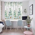 thumbnail image 4 of Green Eucalyptus Leaves Kitchen Curtains Window Panels, Summer Botanical Watercolor Daisy Insulated Window Treatment Curtain, Grommet Curtains for Bedroom/Living Room/Bathroom, 2 Piece 52"Wx63"L, 4 of 8