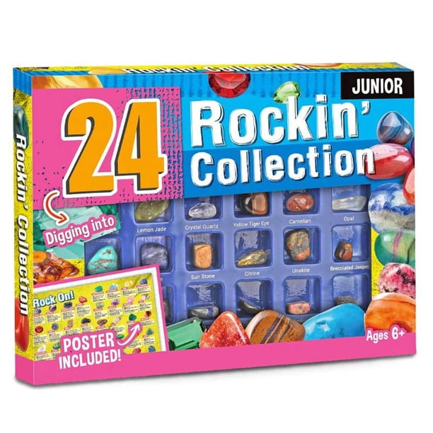 Muestras De Minerales De Roca De Piedra Natural, Juguetes De Bricolaje Para Enseñanza De Ciencia Para Niños Y Niñas, Regalos De Navidad Y Cumpleaños Minnieouse HA047128-02