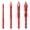 Red 6 8 10 12mm, variant on 2/3/4/5Pcs Eccentric Twist Drill Bit High Hardness Skewed Head Drill Bits for Concrete/Glass/Brick/Plastic