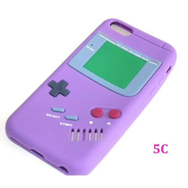 Apple Iphone 5c Soft Silicone Rubber Skin Case Cover Purple Gba Gameboy Player Walmart Com Walmart Com