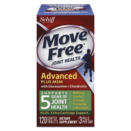 New Move Free Move Free Advanced Plus MSM Joint Health Tablet, 120 Count , Each
