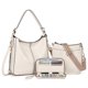 thumbnail image 1 of Set de bolsos BAVERGE para mujer, piel, 3 piezas con cartera y correa, 1 of 7