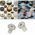 thumbnail image 7 of 4pcs Snap Buttons Rings Jewelry Adjustable Snap Jewelry Ring Charms Metal Ring Accessory Snap Interchangeable Alloy Snaps DIY Rings for Women Finger Ring Jewelry Making Supplies, 7 of 7