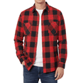 thumbnail image 4 of Puztloy Flannel Shirt for Men Long Sleeve Button Down Shirts Casual Relaxed Fit with Chest Pockets Winter Mens Flannel Shirt, 4 of 6
