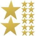 thumbnail image 5 of FRCOLOR 48 pcs Glitter Gold Star Cutouts Large Paper Star Cutouts Double Sided Gold Star Decorations for Bulletin Board Classroom Wall Party Decoration, 5 of 8
