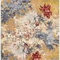 thumbnail image 2 of Unique Loom Outdoor Modern Collection Area Rug - Foliage (7' 10" Square Multi/Gray), 2 of 9