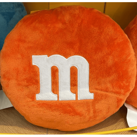 M&M's World Orange Pillow M New with Tags