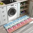thumbnail image 3 of Rainbow Ethnic Pattern Kitchen Rug Mat,Kitchen Runner Rugs Non Skid Washable,Decorative Kitchen Floor Mats for Kitchen,Sink,Laundry,17"x47.2", 3 of 7