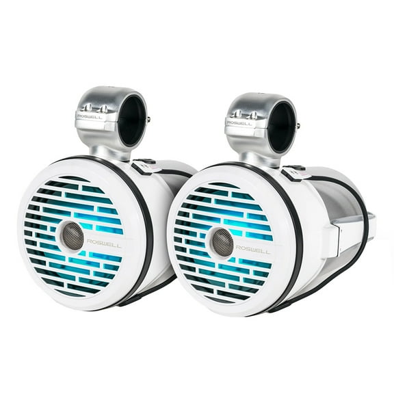 Roswell Marine C920-1710 Roswell R1 8” Tower Speakers - White - 100w Rms & 200w Peak Power