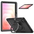 thumbnail image 2 of XYX Case for Samsung Galaxy Tab S10 Lite 10.9 Inch with Rotating Stand, Shoulder Strap, 2in1 Shockproof Cover, Black, 2 of 7