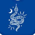 thumbnail image 4 of Inktastic Snake and Moon Boys or Girls Baby Bib, 4 of 4