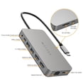 thumbnail image 5 of Hub USB C 10 en 1 Hyper Drive Plata con Soporte 4K Doble para MacBook y Windows Laptop, 5 of 5