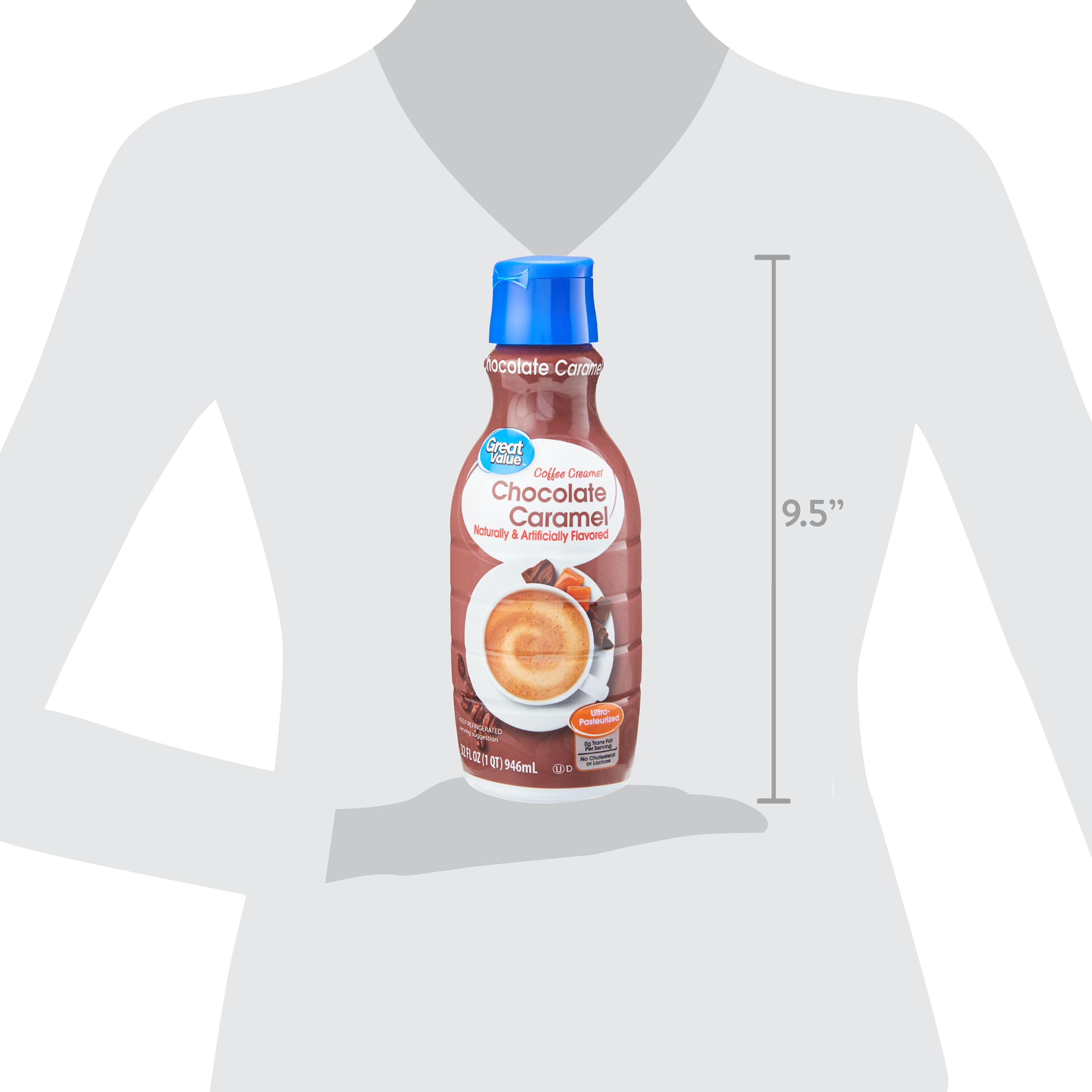 Great Value Chocolate Caramel Coffee Creamer, 32 fl oz