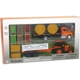 thumbnail image 3 of NewRay Kubota Farm Playset with M5 Tractor Truck Trailer Bales and Crates 1/43 Scale Model Vehicles, 3 of 3