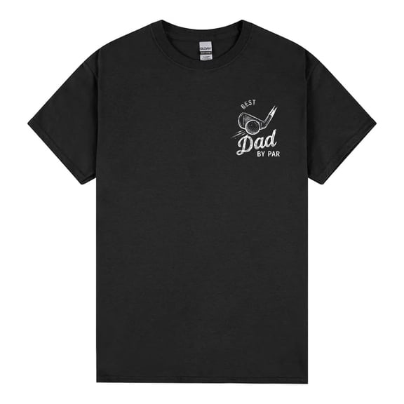 Best Dad By Par Shirt, Fathers Day Golf Tee, Golf Lover Dad TShirt, Golf Daddy Birthday Gift