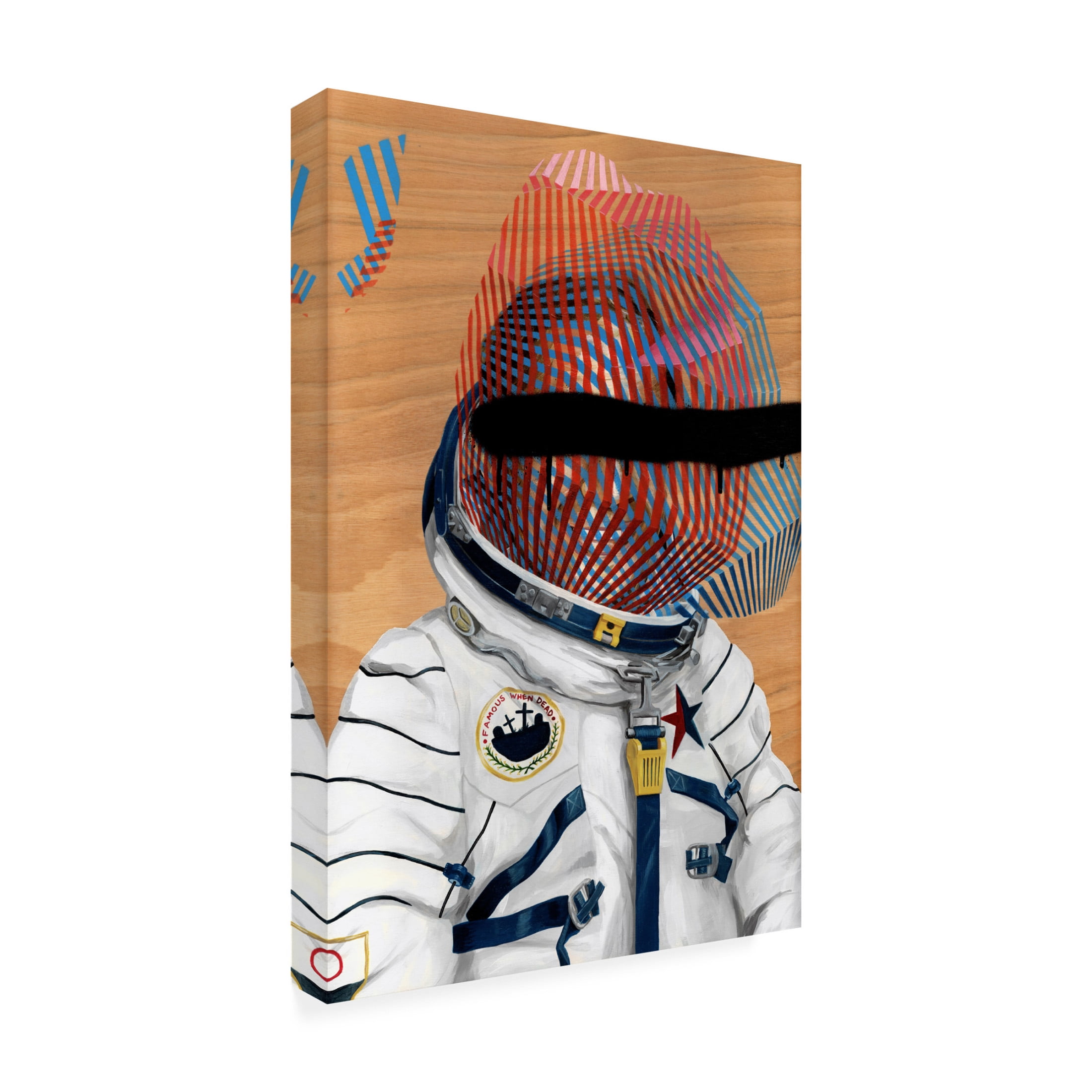 Trademark Fine Art Famous When Dead Spaceman 2 Canvas Wall Art