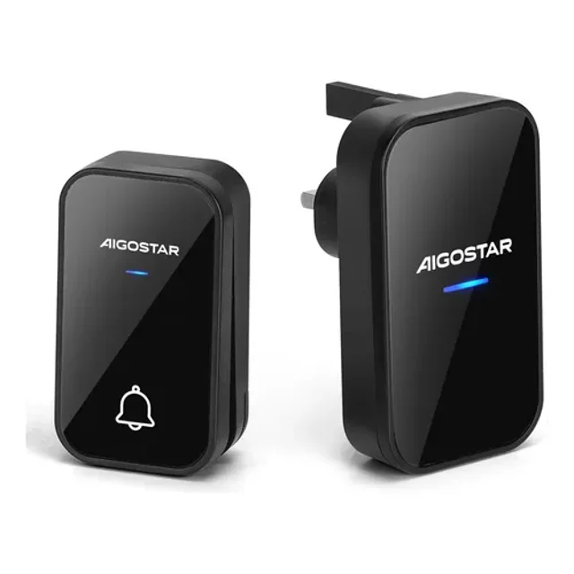 Timbre Inalámbrico Impermeable Con 1 Transmisor Y 1 Receptor