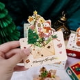 thumbnail image 3 of Mini tarjetas de felicitación creativas de Feliz Navidad, tarjeta postal de regalo de Año Nuevo para niños, suministros para fiestas navideñas, 12/1 piezas, 3 of 4