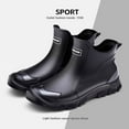 thumbnail image 5 of Men's Rain Shoes Outdoor Footwear for Wet Seasons Comfortable and Durable Design for Everyday Use with Rain Gear Ideal for Outdoor Activities, 5 of 9