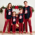 thumbnail image 4 of Skibeaut Christmas Family Pajamas Sets, Matching Family Pajamas Sets Sleepwear Pjs for Women Men Kids Couple, 4 of 7