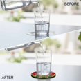thumbnail image 4 of Christmas Tree Coasters Set of 4, Absorbent Coasters for Drinks, Red Green Winter Snowflake Coaster for Desk Coffee Table Protection, Home Decor House Warming Gifts 4", 4 of 8
