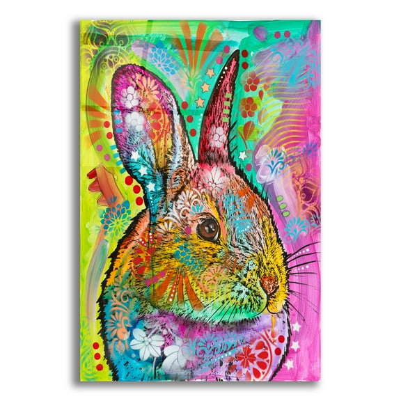 Epic Art 'Sgt Bunbun Reporting For Snacks' by Dean Russo Acrylic Glass Wall Art, 12" x 16"