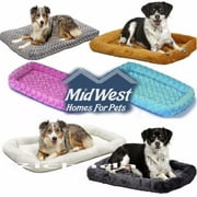 Angle View: MidWest Deluxe Bolster Pet Bed for Dogs & Cats Comfy Washable Brand NEW
