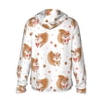 thumbnail image 2 of Picia Squirrel Giving A Gift Women's Men's UPF 50+ Sun Protection Hoodie Shirt Long Sleeve SPF Fishing Outdoor UV Hiking Lightweight Shirts-3X-Large, 2 of 9