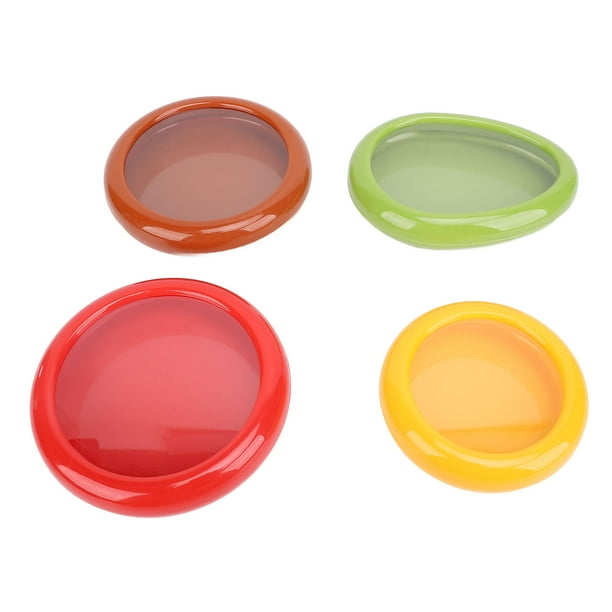 Contenedor de Almacenamiento de frutas reutilizables, 4 piezas caja de almacenamiento de vegetales frutas fáciles de usar mantenga en frescura plástico de conservación efectiva