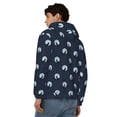 thumbnail image 4 of Kdxio Wolf And Moon Print Men Hoodies Casual Hoodies for Men with Zip Pockets Full Zip Long Sleeve Sweatshirt Sports Hooded Jacket-Large, 4 of 5