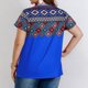 thumbnail image 4 of Camiseta de Manga Corta de Cuello Redondo Impresa Casual de Tamaño Grande Hecha de Cómodo Estante de Imitación para el Uso Diario, Camisetas Cortas para Mujeres, 4 of 7