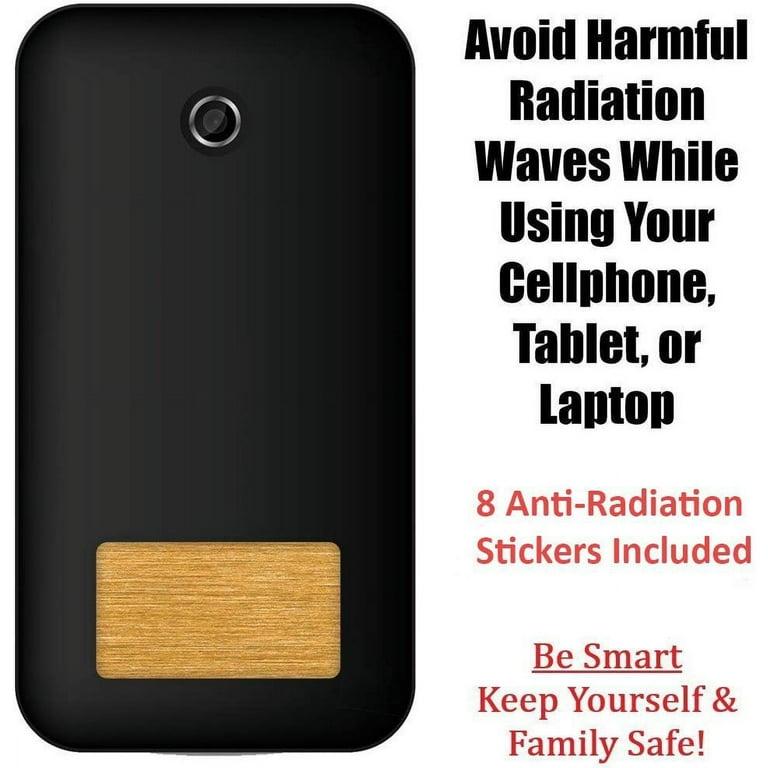 8 Pack - Anti EMF Radiation Protection Shield Stickers - Cell Phone,  Tablets Etc