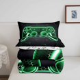 thumbnail image 5 of YST Gamer Comforter Set for Kids Boys Teens Queen Size Game Controller Comforter 3Pcs Gaming Gifts Bedding for All Season(King,Green) Boys, 5 of 6