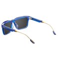 thumbnail image 4 of IVI Vision Deano Midway Blue/Antique Brass with Blue AR Lens Unisex Sunglasses, 4 of 4