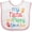 White and Pink, variant on Inktastic Nana and Pappy Love Me Boys or Girls Baby Bib
