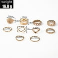 thumbnail image 3 of DPTALR 10pcs Women Cutout Pearl Open Pearl Set Nail Alloy Fashion, 3 of 6