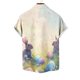 thumbnail image 5 of Blusa y camisa de manga corta con cuello vuelto para hombre, blusa informal de moda con cuello vuelto, blusa estampada de manga corta con botones, blusa de poliéster para hombre, 5 of 5