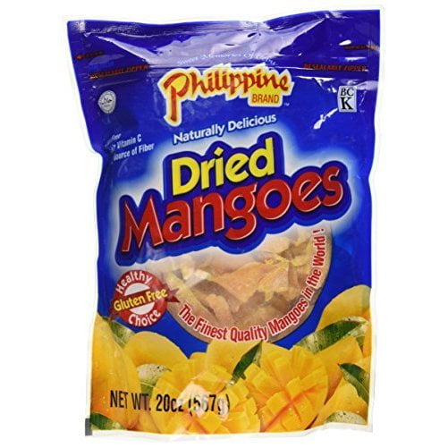 Philippine Dried Mangoes 20 Oz. Bag Healthy Fruit Snacks Walmart