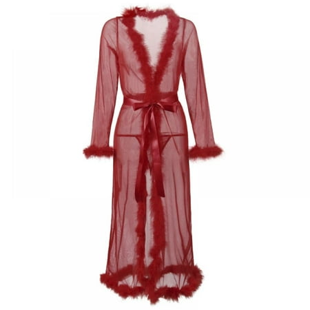 Women Sleepwear Large Size Night Dress Lingerie Women Front Closure Nightwear Lace Temptation Underwear Nightdress