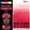 thumbnail image 2 of U.S. Art Supply 8-Ounce Special Effects Red Pearl Airbrush Paint, 2 of 8
