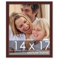 thumbnail image 2 of 14x17 Traditional Walnut Complete Wood Picture Frame with UV Acrylic, Foam Board Backing, & Hardware, 2 of 8