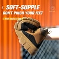 thumbnail image 3 of YOURDIARY Mens Steel Toe Safety Shoes Anti-Puncture Non-Slip Work Shoes Breathable Comfortable Industrial Construction Shoes, 3 of 7