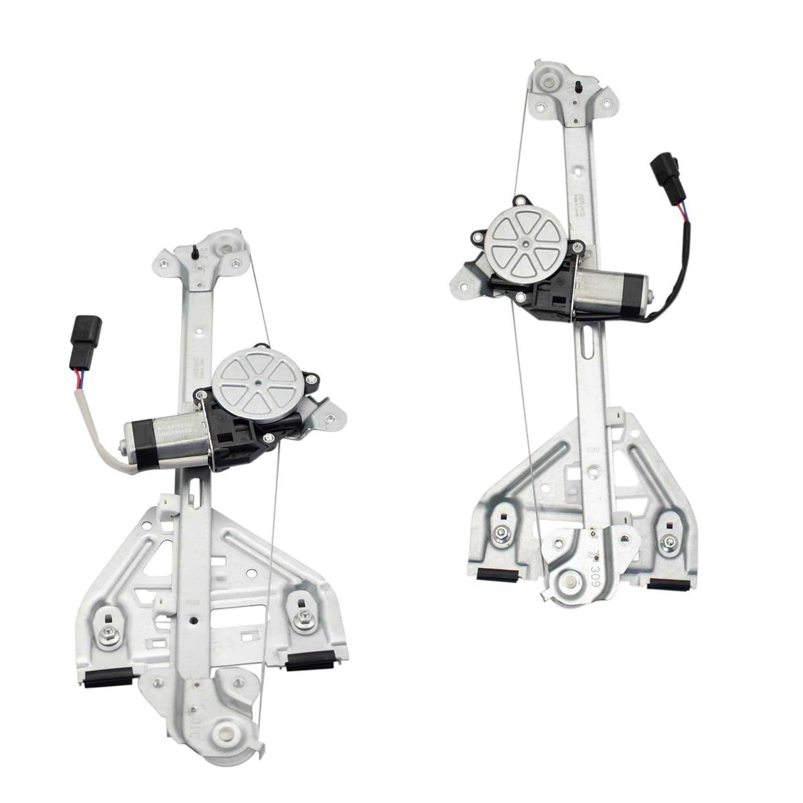 TRQ Rear Window Regulator with Motor Assembly Pair for Cadillac CTS New